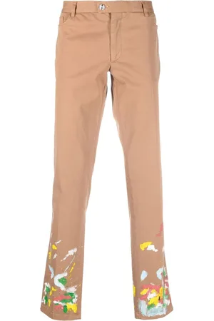 Philipp Plein Chino mit Farbklecksen