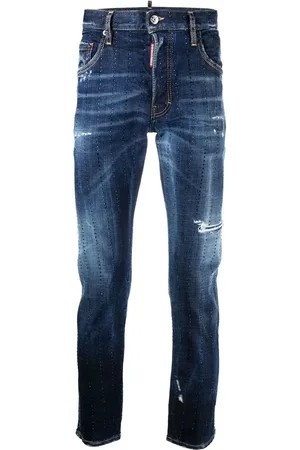 Dsquared2 Verzierte Jeans im Distressed-Look