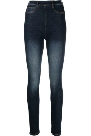 Philipp Plein Jeggings mit hohem Bund