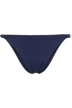 Moschino Bikinihöschen mit Logo-Schild