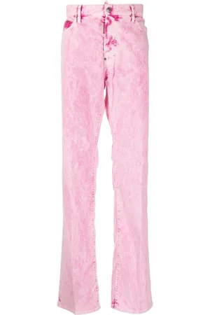 Dsquared2 Gerade Hose mit Batikmuster