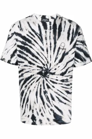 Etudes T-Shirt mit Batikmuster