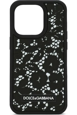 Dolce & Gabbana IPhone 14 Pro-Hülle mit Blumenspitze