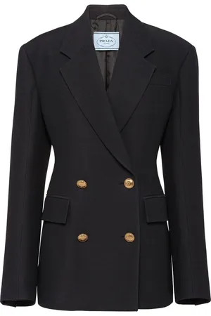 Prada Doppelreihiger Blazer aus Trikotin