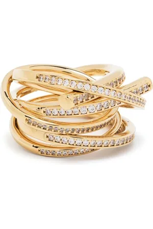 Salvatore Ferragamo Ring mit Kristallen