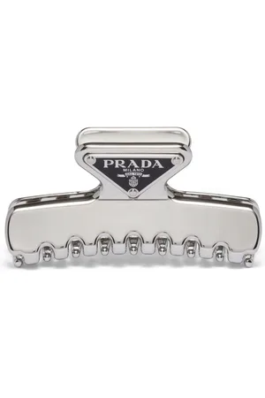 Prada Haarklammer mit Logo