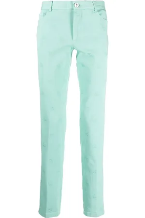 Philipp Plein Straight-Leg-Hose mit Totenkopf