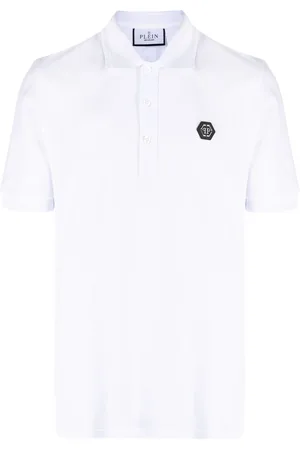 Philipp Plein Poloshirt mit Schlangen-Print