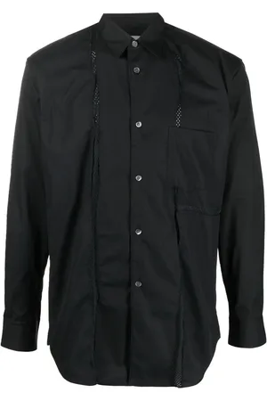 Comme des Garçons Hemd mit Mesh-Einsätzen