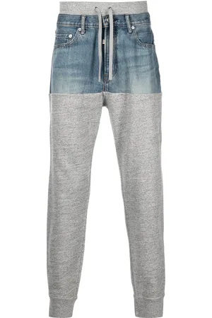 ROMEO HUNTE Jersey-Hose mit Jeanseinsätzen