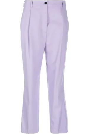 Karl Lagerfeld Cropped-Hose mit hohem Bund