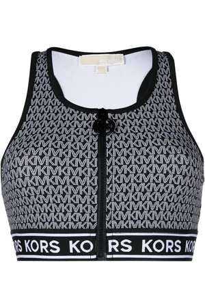 Michael Kors Bikinioberteil mit Monogramm-Print