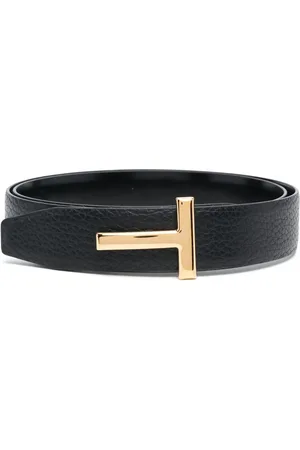 Tom Ford Gürtel mit Logo-Schild 30mm