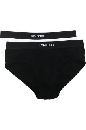 Tom Ford Slip mit Logo-Print