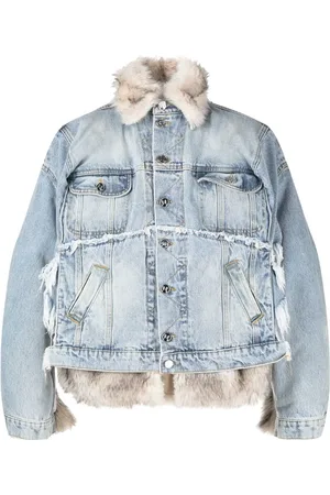 Natasha Zinko Jeansjacke mit Faux Fur