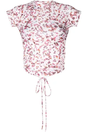 Marant Etoile Juvia T-Shirt mit Rückenausschnitt