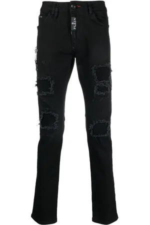 Philipp Plein Slim-Fit-Jeans im Distressed-Look