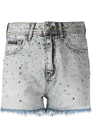 Philipp Plein Shorts mit Kristallen