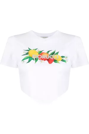 Fiorucci Damen Shirts - T-Shirt mit Logo-Print