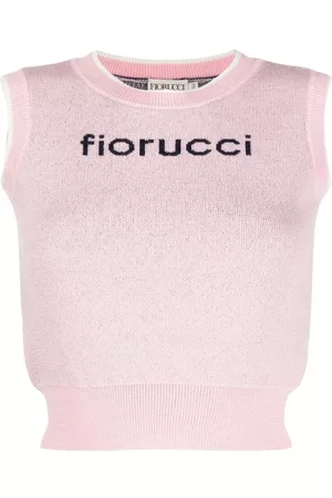Fiorucci Damen Tanktops - Tanktop mit Logo-Print
