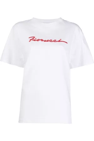 Fiorucci Damen Shirts - T-Shirt mit Logo-Print