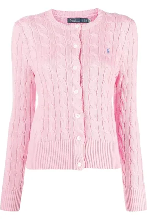 Ralph Lauren Cardigan mit Zopfmuster
