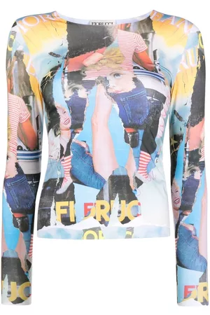 Fiorucci Damen Longsleeves - Langarmshirt mit Print