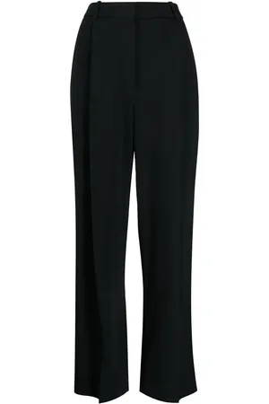 Victoria Beckham Wide-Leg-Hose mit Falten