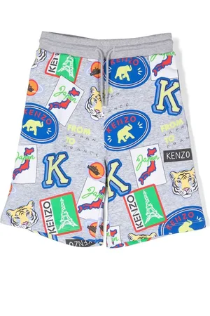 Kenzo Shorts mit Sticker-Print