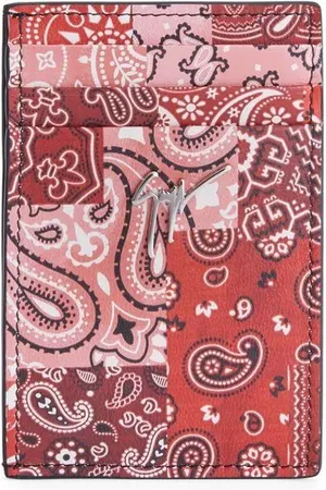 Giuseppe Zanotti Kartenetui mit Paisley-Print