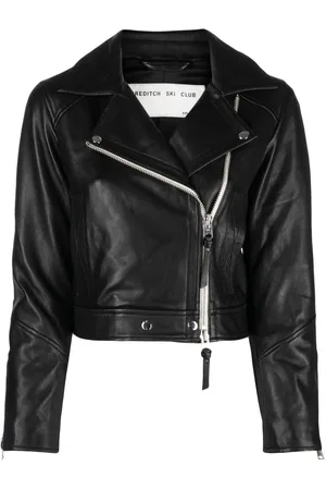 SHOREDITCH SKI CLUB Vyner Cropped-Bikerjacke