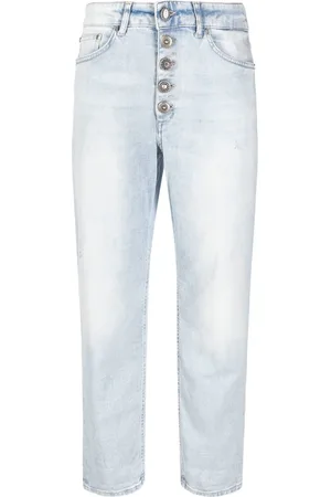 Dondup Halbhohe Cropped-Jeans