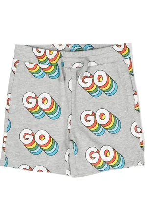 Stella McCartney Joggingshorts mit Logo-Print