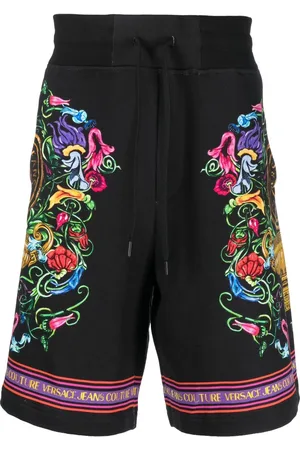 VERSACE Joggingshorts mit abstraktem Print