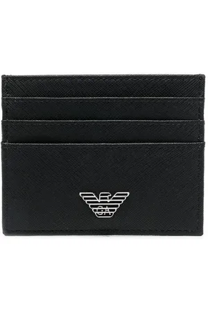 Emporio Armani Kartenetui mit Logo-Schild