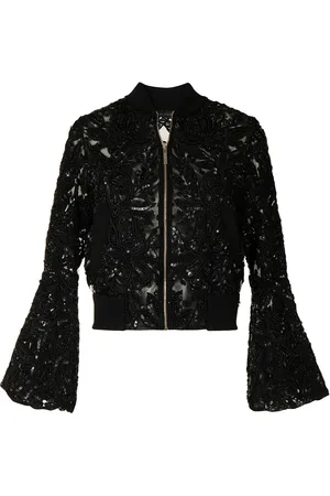 Elie saab Jacke mit Pailletten