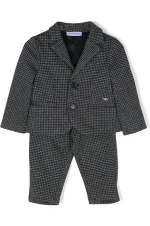 Emporio Armani Zweiteiliger Anzug mit Hahnentrittmuster