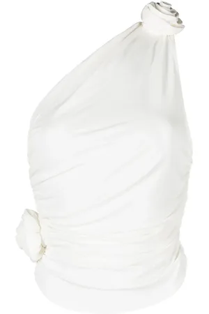MAGDA BUTRYM Drapiertes One-Shoulder-Top