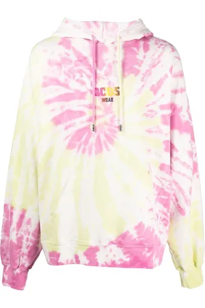 GCDS Hoodie mit Batikmuster