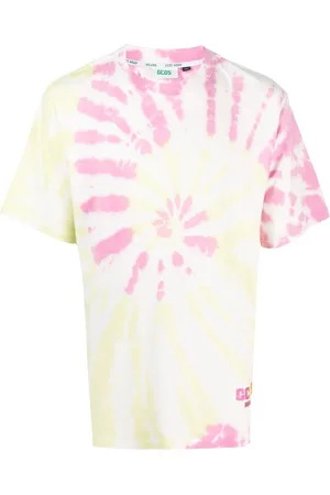 GCDS T-Shirt mit Batikmuster