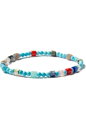 LUIS MORAIS 14kt Gelbgold-Perlenarmband