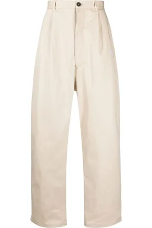 MARCELO BURLON Klassische Hose mit Logo-Stickerei