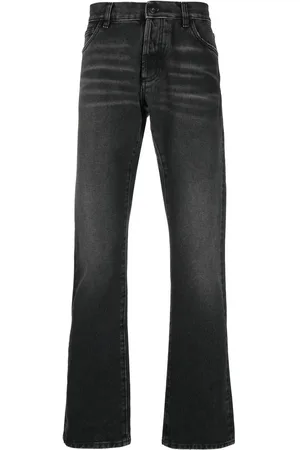 MARCELO BURLON Medium Stone Cross Slim-Fit-Jeans