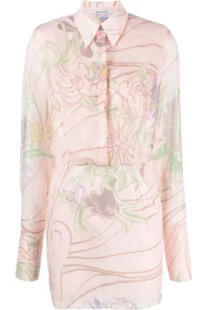 Sabina Musayev Kleid mit Blumen-Print