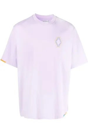MARCELO BURLON T-Shirt mit aufgesticktem Logo