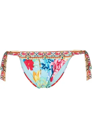 Camilla Bikinihöschen mit Blumen-Print