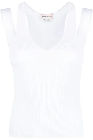 Alexander McQueen Geripptes Tanktop