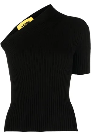 AERON Einschultriges Strickoberteil