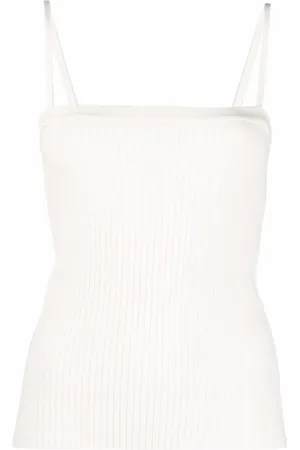 Courrèges Tanktop mit Logo-Stickerei