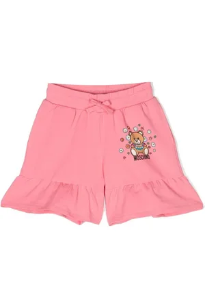 Moschino Gerüschte Shorts mit Teddy-Print